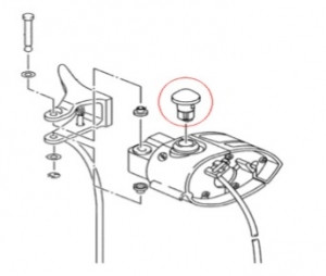 Кнопка остановки двигателя SPI для снегоходов Yamaha 8GL-86284-09-00 / SM-01552 / 27-01578