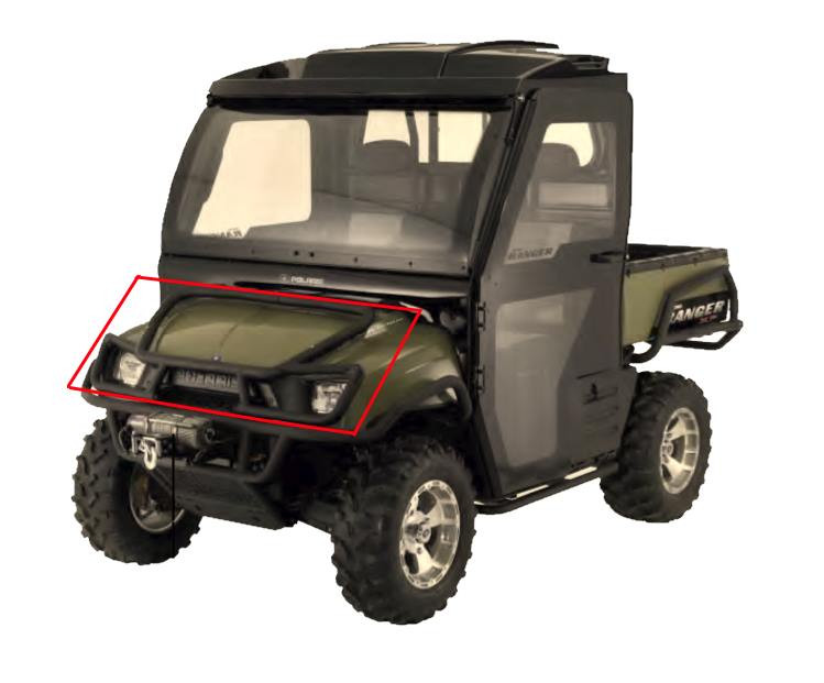 Бампер передний Polaris Ranger 2005-2008 2876171-418