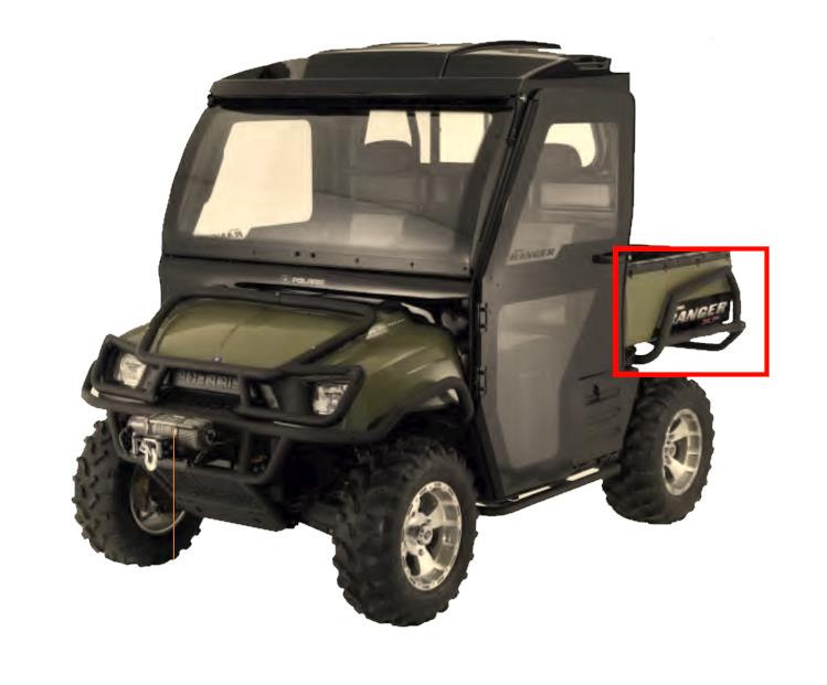 Защита кузова Palaris Ranger 2005-2008 2876205-418 2876542-418