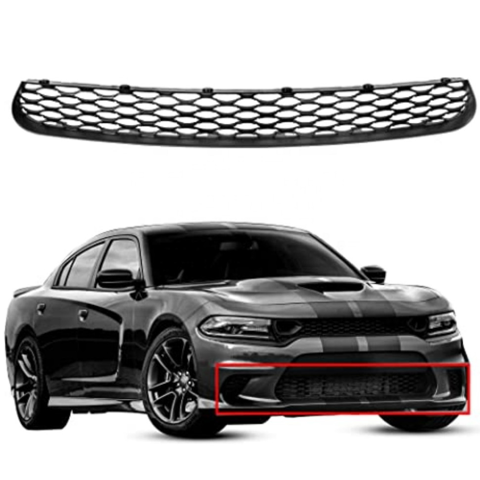 Нижняя решетка переднего бампера Dodge Charger SRT /R/T /GT /SXT /Scat pack 2015-2023 68394592AA /GR99 GR99