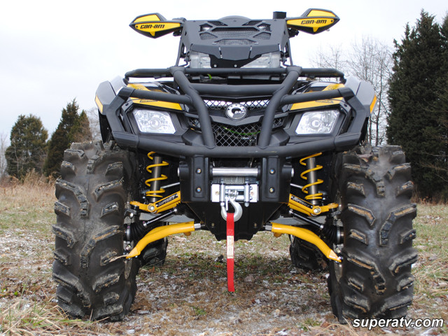 Комплект спортивных рычагов SuperATV для Cam-Am (BRP) G1 500 650 800 (05-12) Рычаги черного цвета