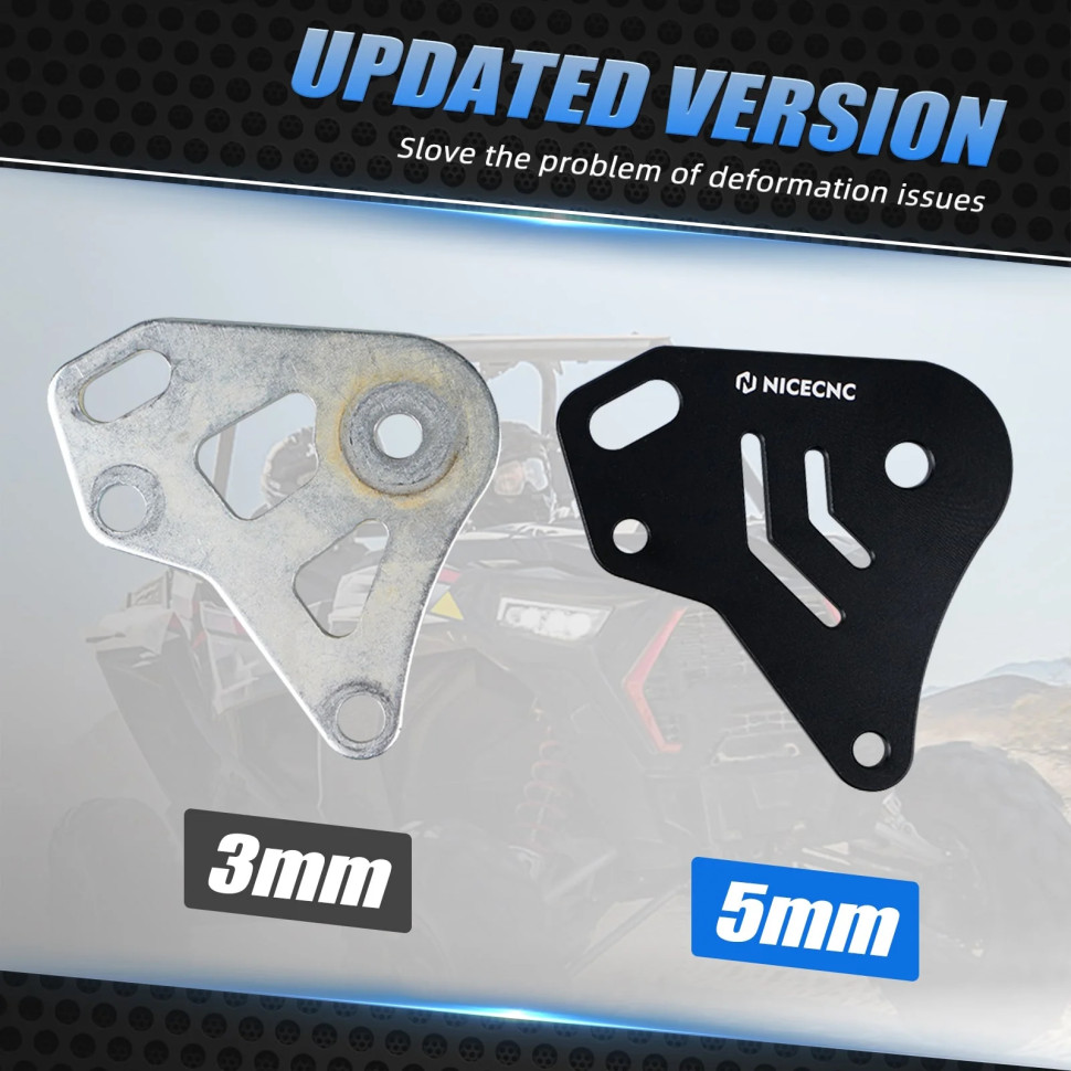 Пластина крепления КПП усиленная Polaris RZR XP TURBO 3235817 3235822 32G1125501