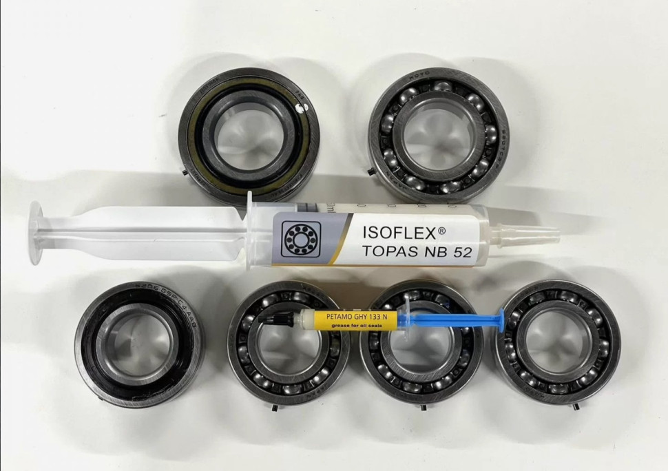 Комплект подшипников коленвала для BRP Rotax 593 GSX, GTX, MX Z, Skandic, Summit, Grand Touring, Legend 600 Rotax593PK