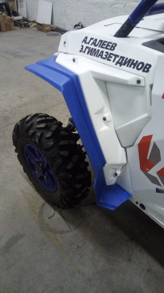 Расширители арок PanzerBox для Polaris RZR1000 черные