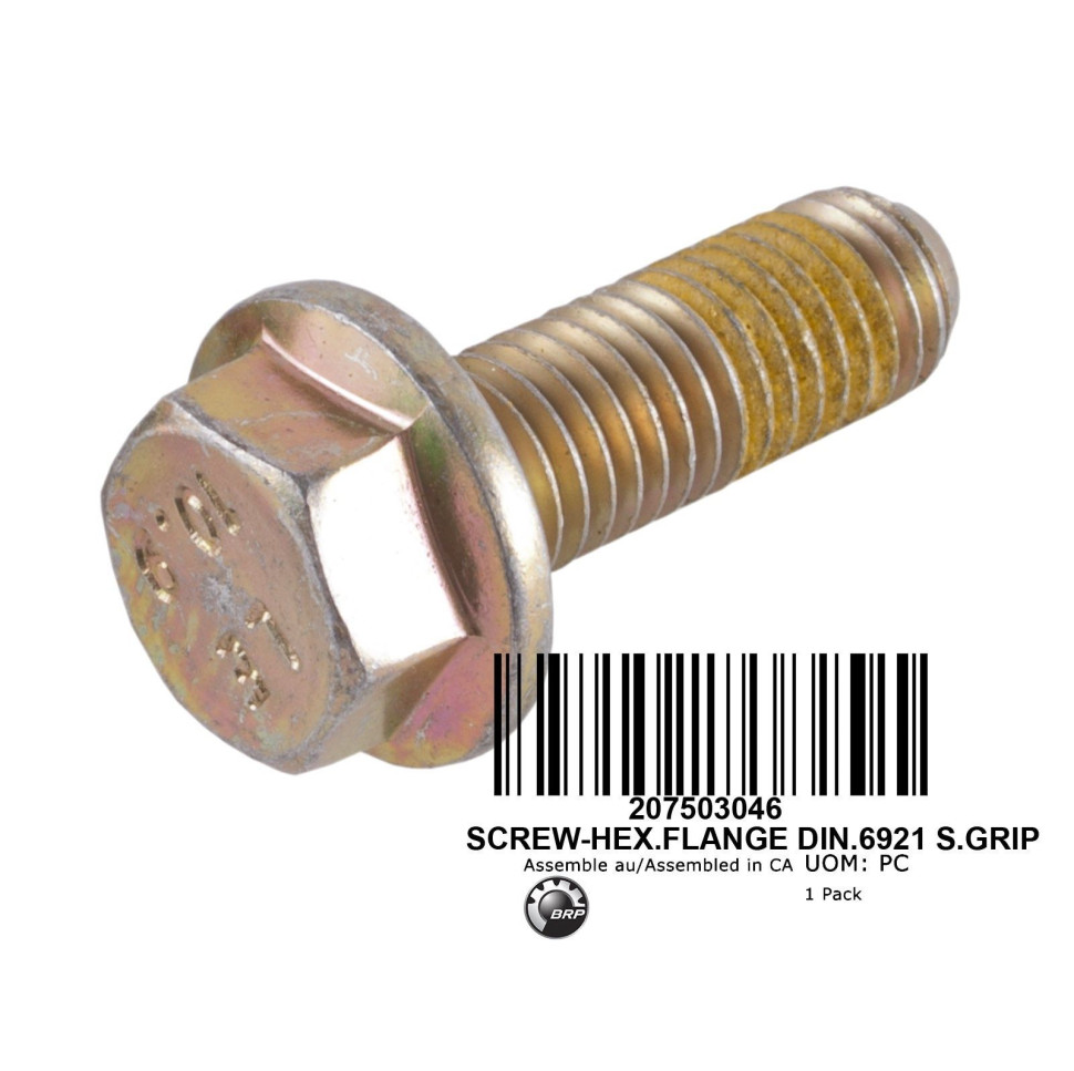 Screw-hex.flange din.6921 s.grip, BRP 207503046