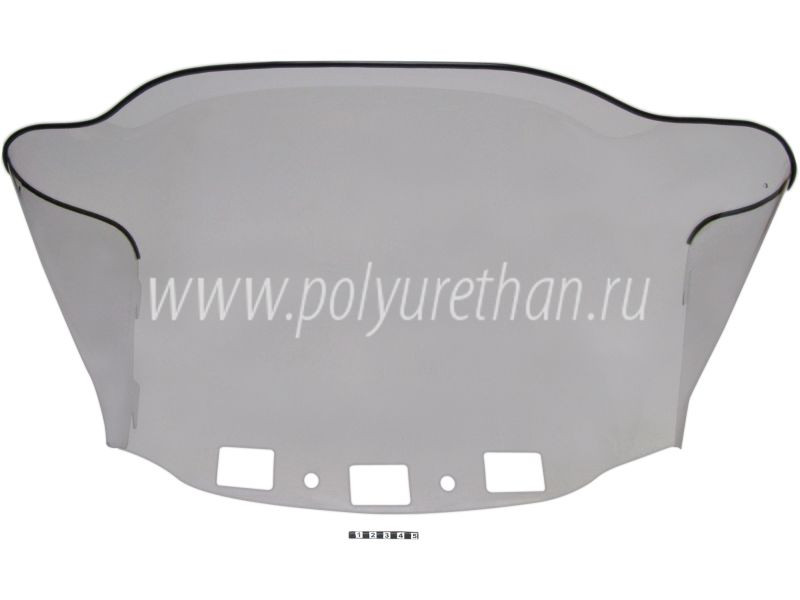 Стекло ветровое для Ski-Doo Summit 600/700/800 2001 г (высота 39см, толщина 2мм, МПК) 50-44-443Pc 517302022