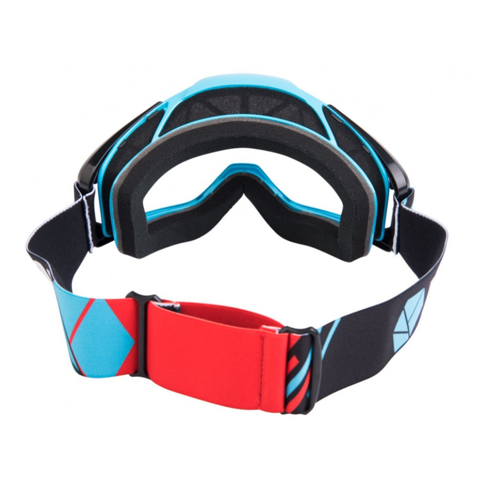 Маска для квадроцикла /кросса VSN Goggle Red/Black/Cyan HB-301-Red/Black/Cyn 1852970001
