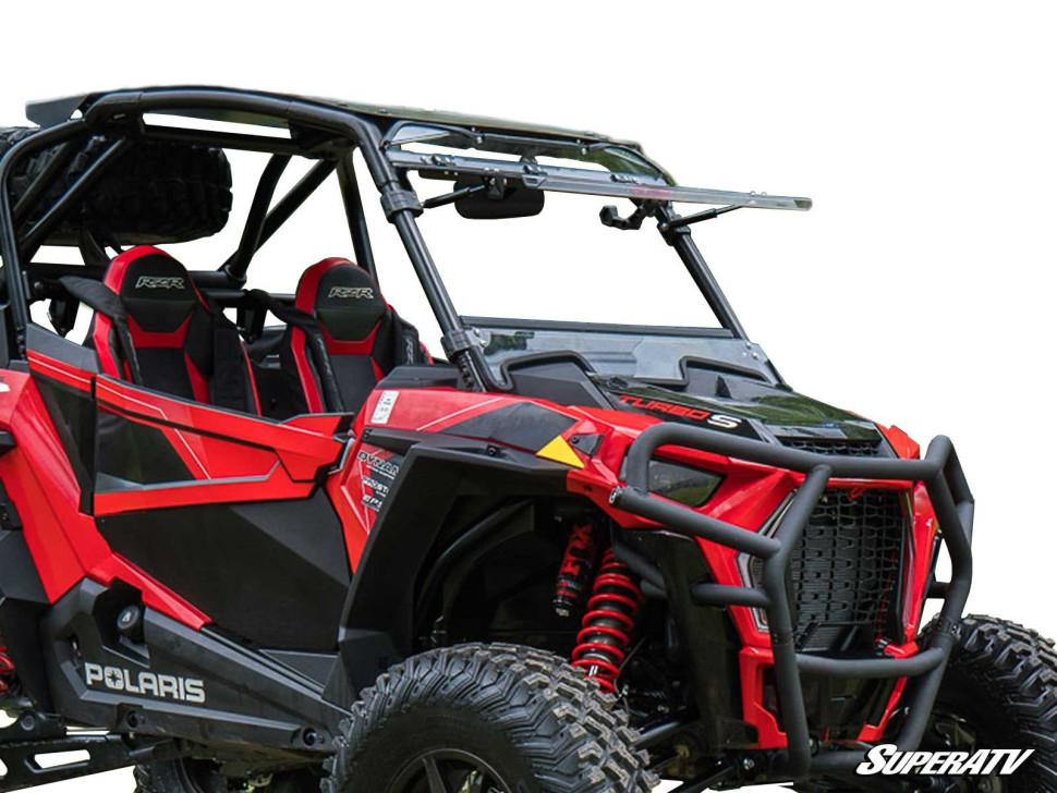 Лобовое стекло откидное SuperATV для Polaris RZR TURBO S FWS-P-RZRXPTS