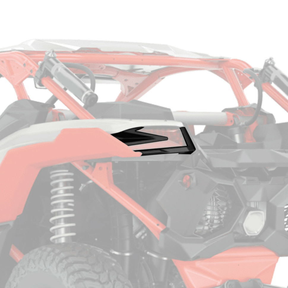 Пластик задних стоп сигналов Kemimoto для CanAm Maverick X3 705010686 705010687 B0111-06801BK