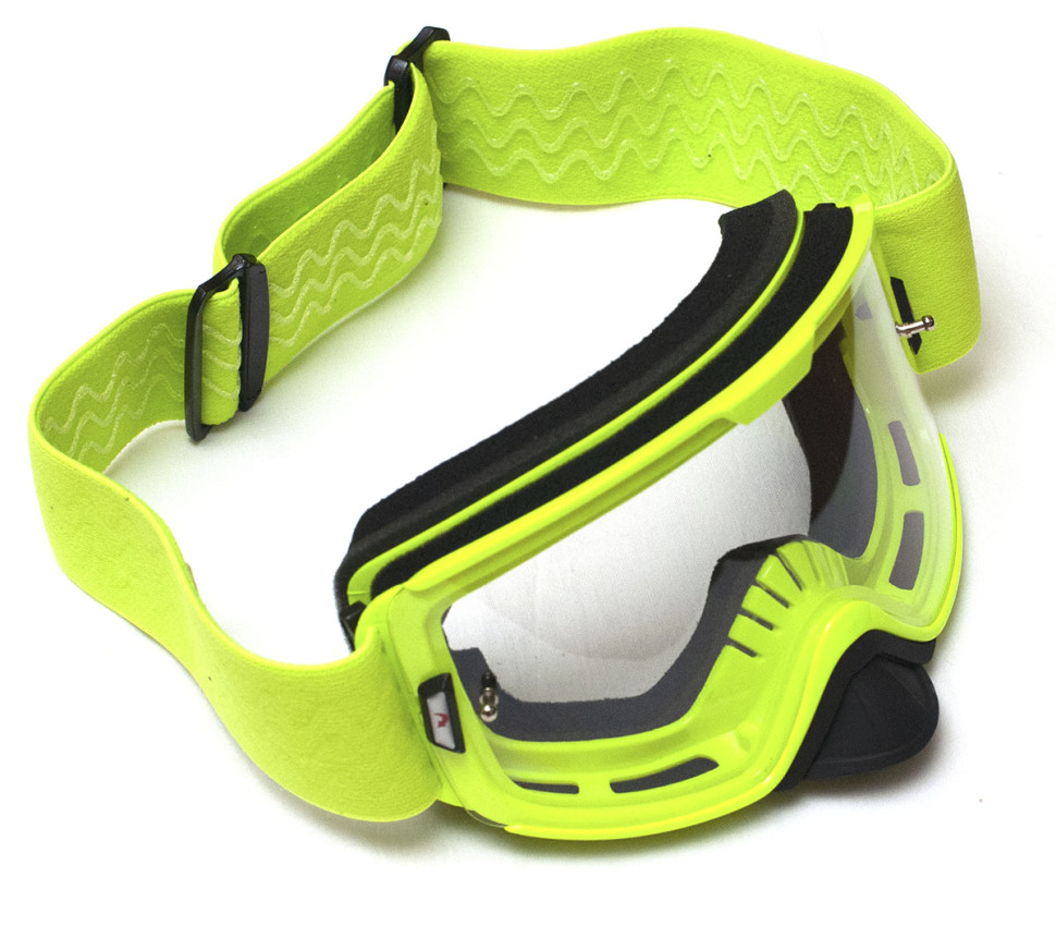 Очки для снегохода / квадроцикла Kemimoto KinPin салатовые со съемной линзой FGMG1000 Линза поляризационная