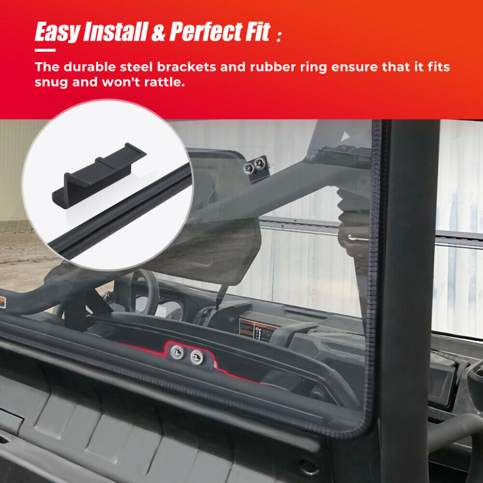 Заднее стекло Kemimoto для CanAm Defender 715007079 715003009 B0110-04201CL