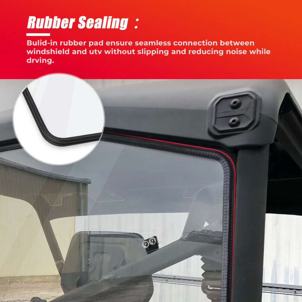 Заднее стекло Kemimoto для CanAm Defender 715007079 715003009 B0110-04201CL