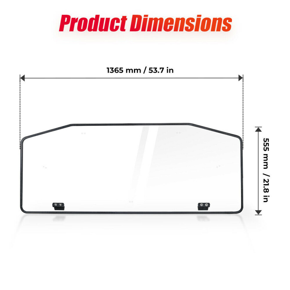 Заднее стекло Kemimoto для CanAm Defender 715007079 715003009 B0110-04201CL