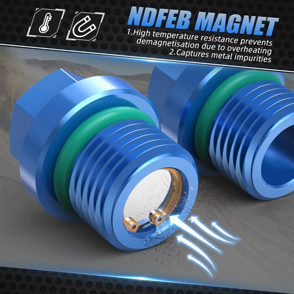 Пробка сливная + заливная RiderLab для POLARIS RZR 800 900 1000 RANGER 2203738 2203739 2203738N