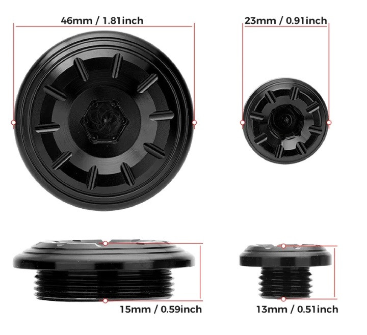 Комплект крышек двигателя для Yamaha 90340-36004-00, 90340-14016-00 B0712-00009-BK