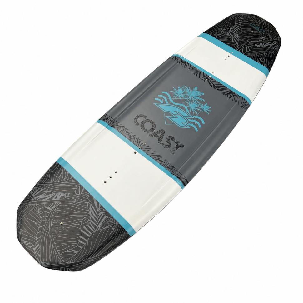 Вейкборд Iboard F2Coast голубой/серый 142см 2киля + крепления 37-45 F2Coast-cya-gre