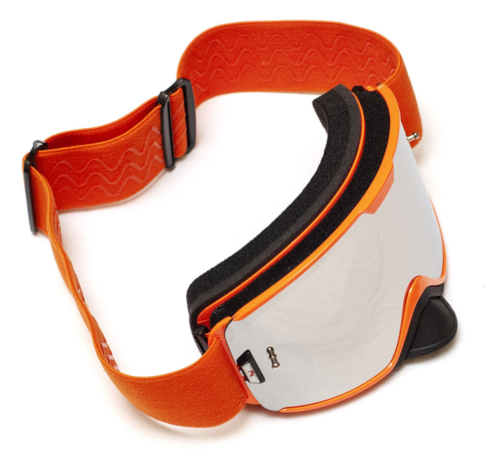 Очки для снегохода / квадроцикла Kemimoto KinPin оранжевые со съемной линзой FGOR1000 Поляризационная линза