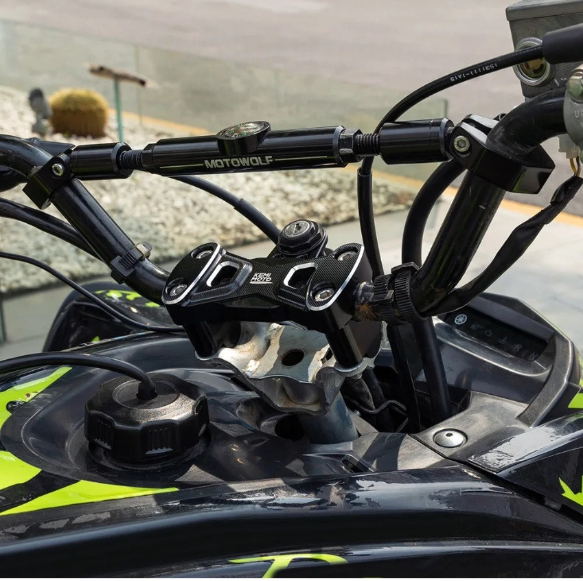 Усиленное крепление руля для Yamaha Raptor 700 2008+ 8K1-23814-00-00 95822-08030-00 B0118-0004-BK