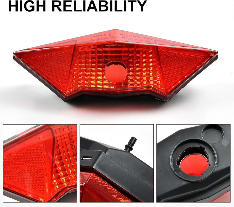 Корпус стоп сигнала для снегоходов Ski-Doo 520000587 520000579 710001203 SM-01500 / 54-1049 RiderLab