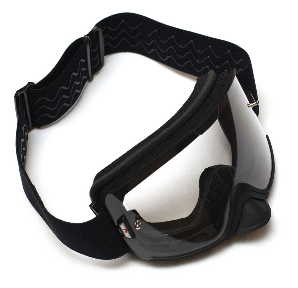 Очки для снегохода / квадроцикла Kemimoto KinPin черные со съемной линзой FGBL1000 Прозрачные