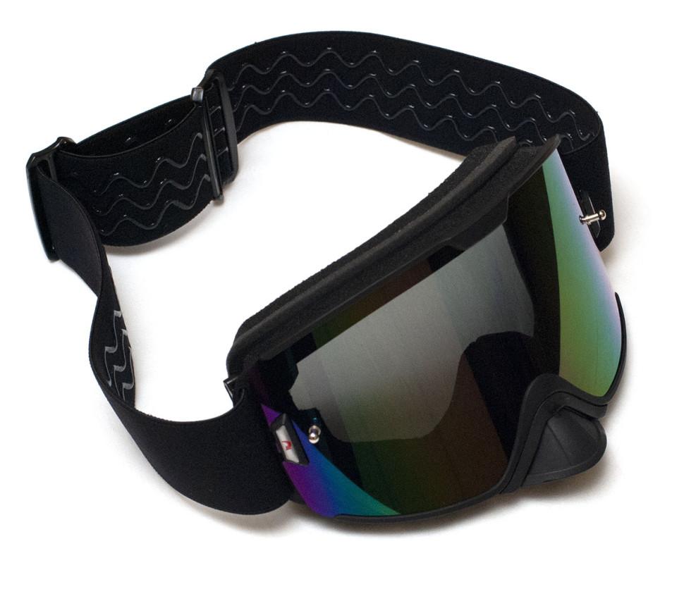 Очки для снегохода / квадроцикла Kemimoto KinPin черные со съемной линзой FGBL1000 Прозрачные