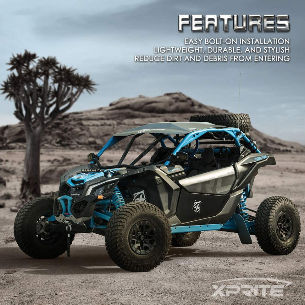 Двери нижние алюминиевые GorillaWorks для  Can-Am Maverick X3 715002903 LD903AL