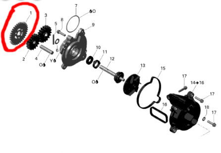 Сердечник кулачка вариатора PLAQUE DE CAME *PLATE  420627582 420627586