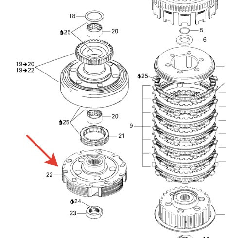 Муфта сцепления BRP Traxter 99-05 711659180 420659180 420659180