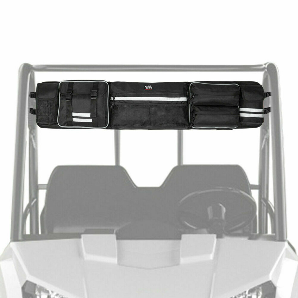 Сумка органайзер на балку Kemimoto для Polaris RZR / Yamaha Rhino / Polaris Ranger / CanAm Commander Maverick B0113-02301BK