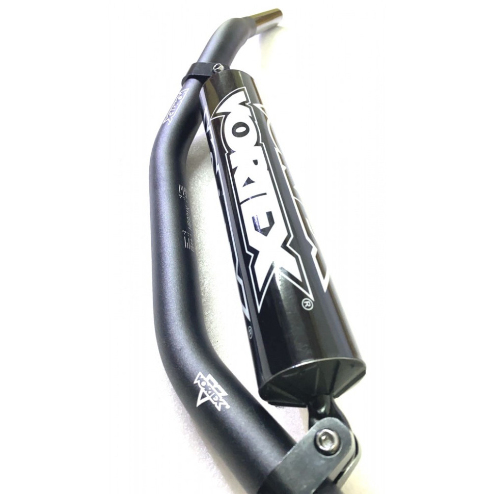 Руль для квадроцикла фэтбар 28мм с перекладиной Vortex 1-1/8 V3 J Murph Flat Track OS - Black HB921K HB921K