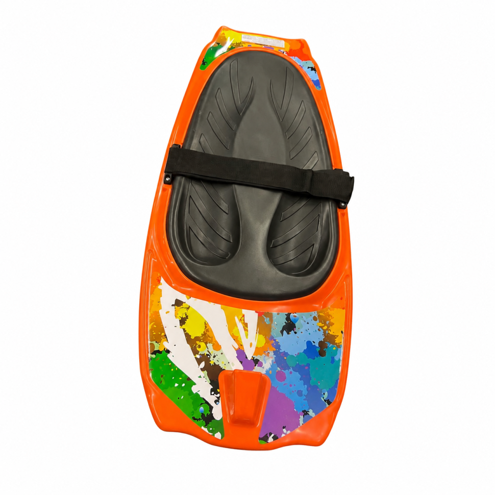 Ниборд (kneeboard) Iboard оранжевый с графикой SLKB10 128х53х11