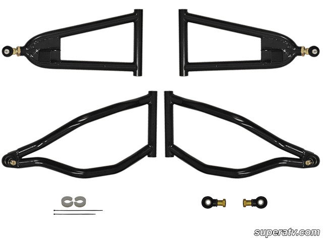 Комплект передних верхних и нижних спортивных рычагов для Polaris RZR 800S  RZR 4 AA-P-RZRS-F-HC AA-P-RZRS-C0-HC-05 AA-P-RZRS-C0-HC-03 Белый