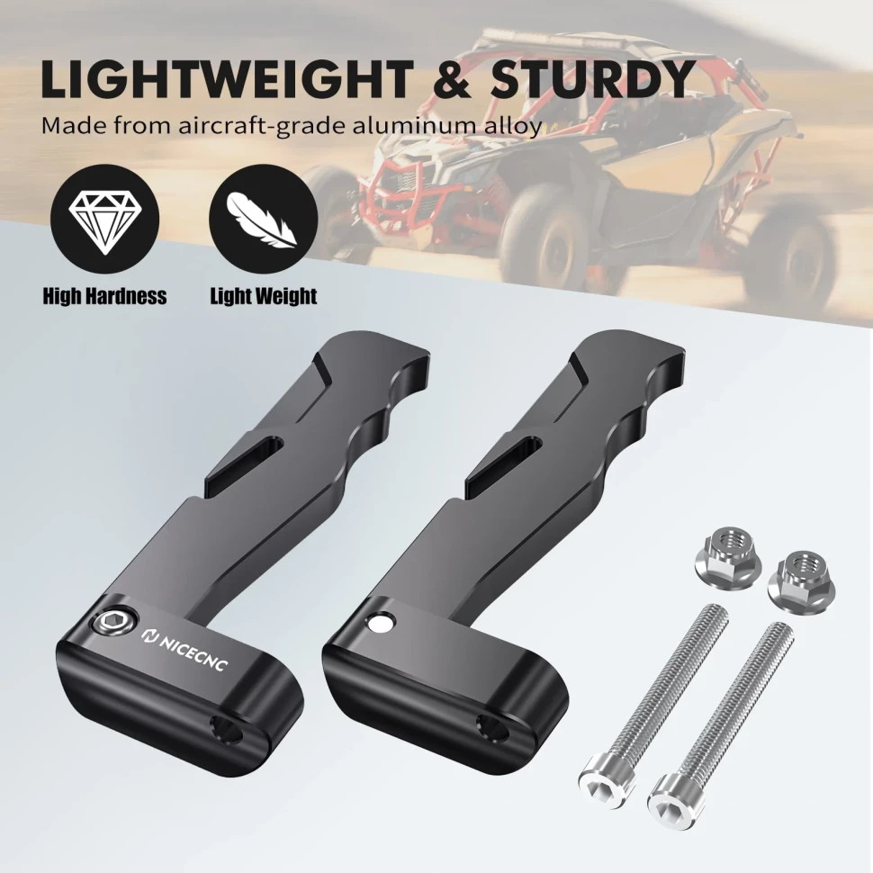 Ручки дверей спортивные Niche CanAm Maverick X3 B1201-02101BK 293850135 32H10480