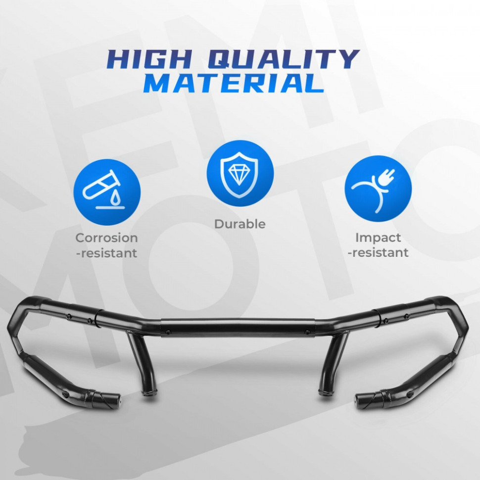 Комплект досборки переднего бампера Polaris General 2016+ 2881525 Kemimoto B0101-01801BK B0101-01801BK