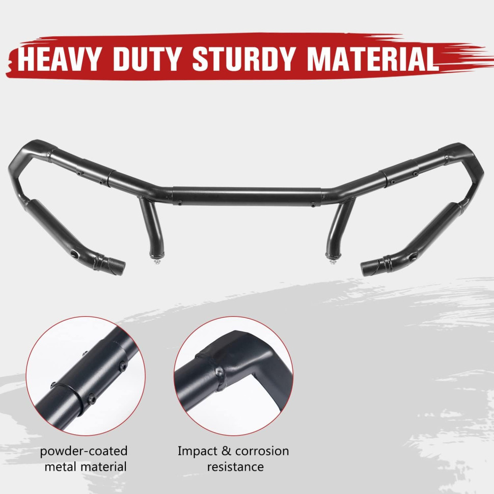 Комплект досборки переднего бампера Polaris General 2016+ 2881525 Kemimoto B0101-01801BK B0101-01801BK