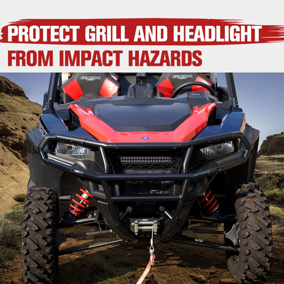 Комплект досборки переднего бампера Polaris General 2016+ 2881525 Kemimoto B0101-01801BK B0101-01801BK