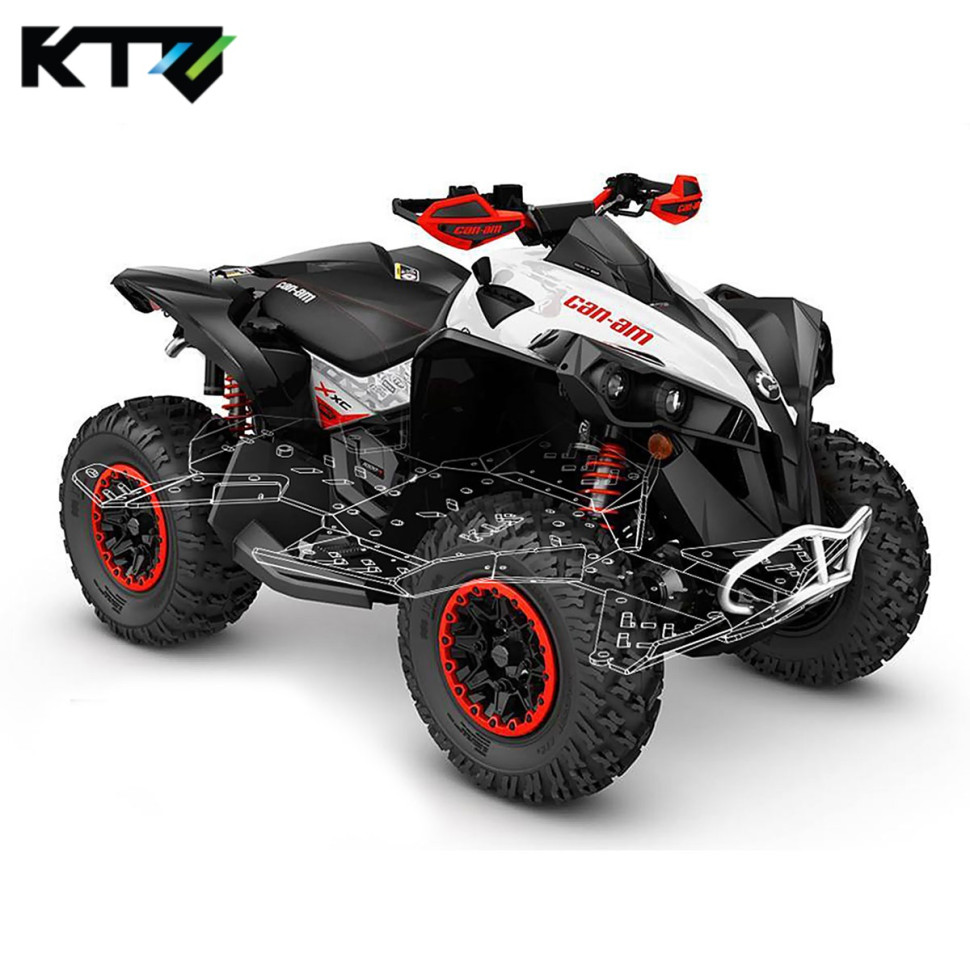Защита днища композитная (Комплект) для Can-Am Renegade 2017-2018  20.05  20.06 XT