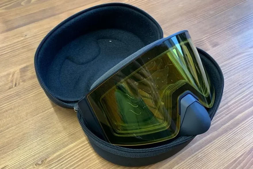 Снегоходные очки с подогревом HeatVue Dual yellow lens (жёлтая линза) w/c HB-20A-yellow-w/c