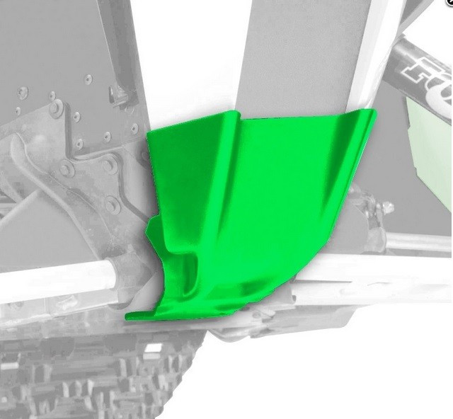 Защита днища зеленая Arctic Cat ZR/F/XF 2012+ 5639-746