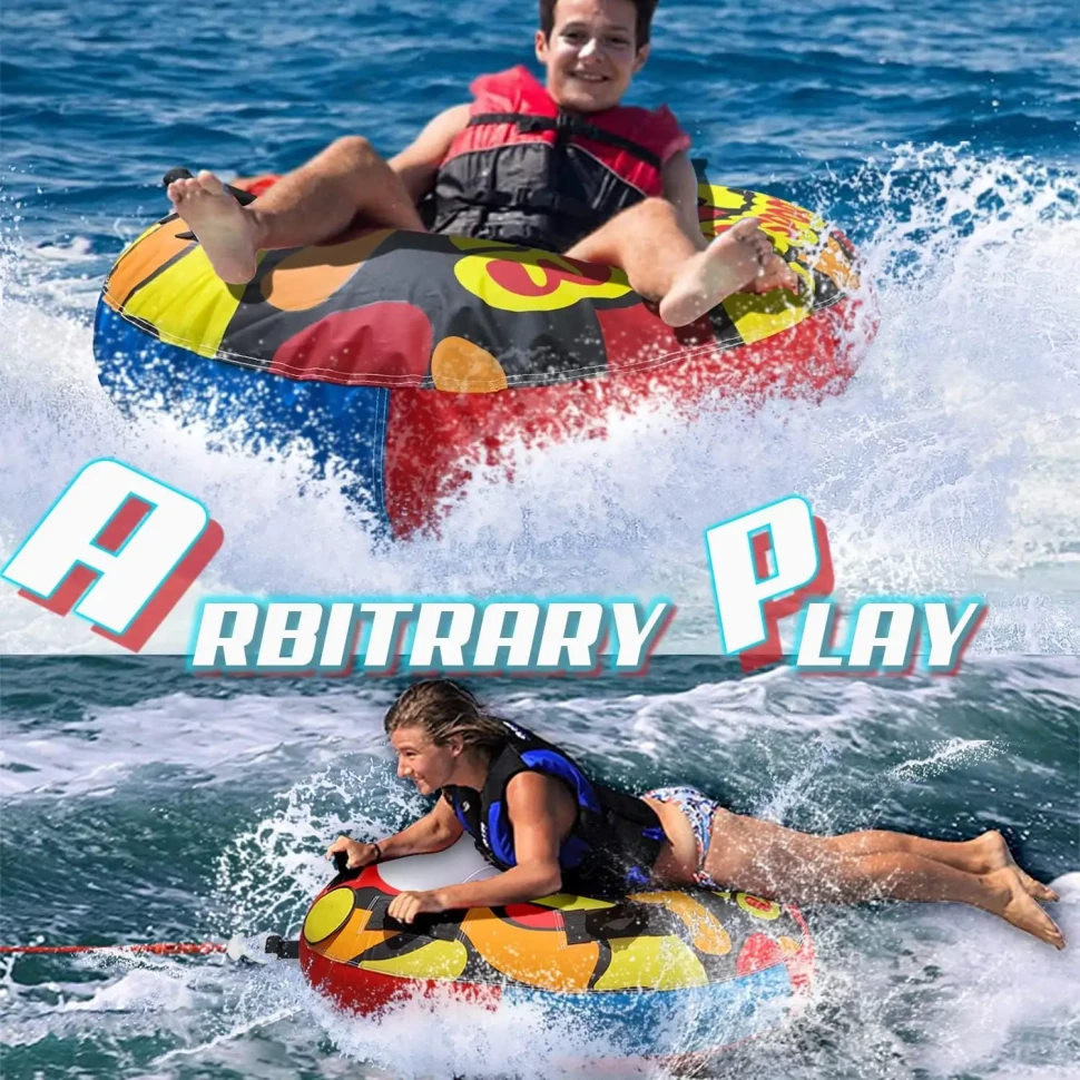 Ватрушка плюшка водный тюбинг одиночная RiderLab Triangle1 125х45см RL-TRG1