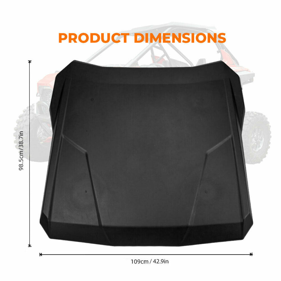Крыша пластиковая для Polaris RZR PRO XP 2883928 Kemimoto B0112-01401BK B0112-01401BK