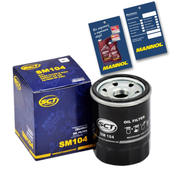 Масляный фильтр SCT SM104 2540086 HF198