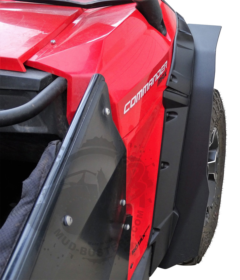 Расширители арок MudBusters для штатных расширителей CanAm Commander MB-COMXTMAX+4
