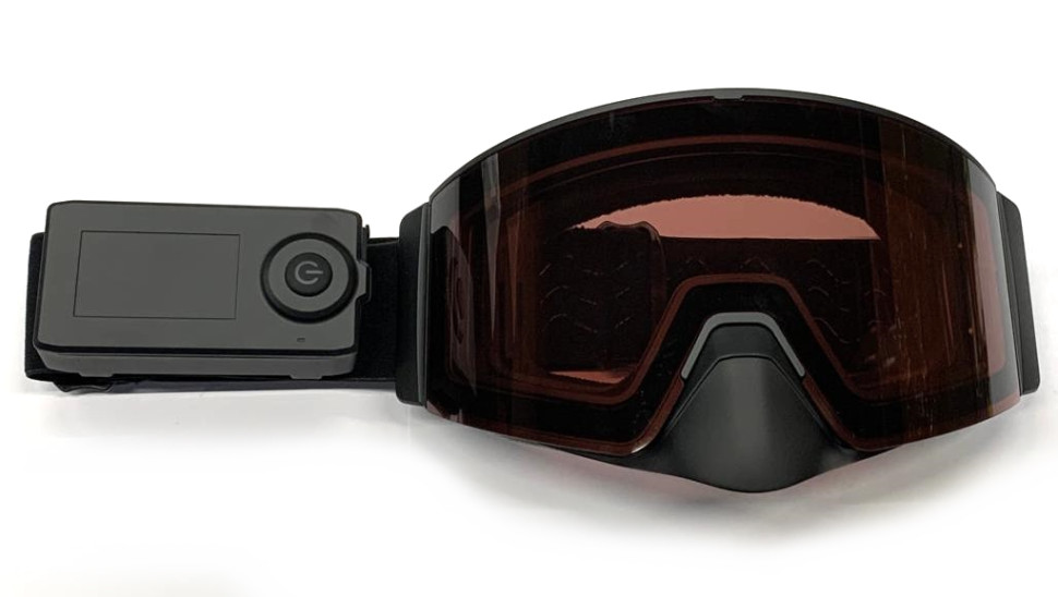 Снегоходные очки с подогревом HeatVue Dual pink lens (розовая линза) w/c HB-20A-pink-w/c