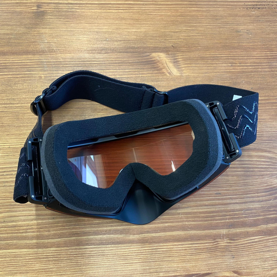 Снегоходные очки с подогревом HeatVue Dual pink lens (розовая линза) w/c HB-20A-pink-w/c