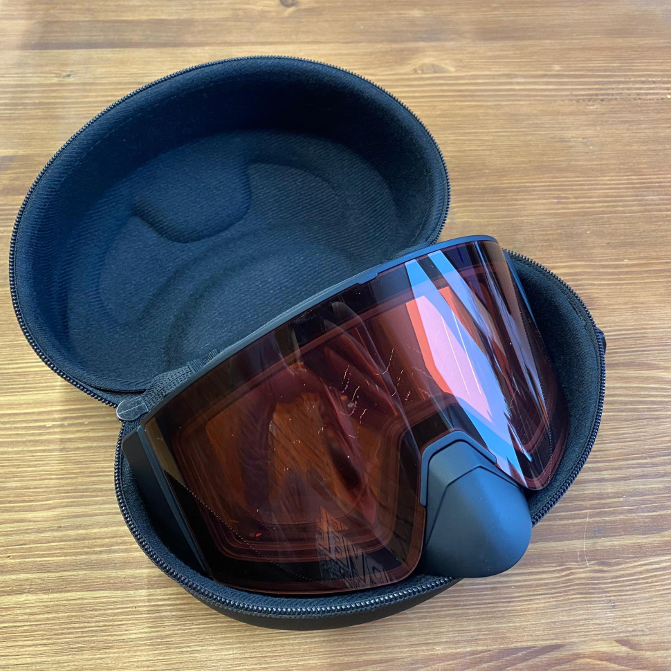 Снегоходные очки с подогревом HeatVue Dual pink lens (розовая линза) w/c HB-20A-pink-w/c