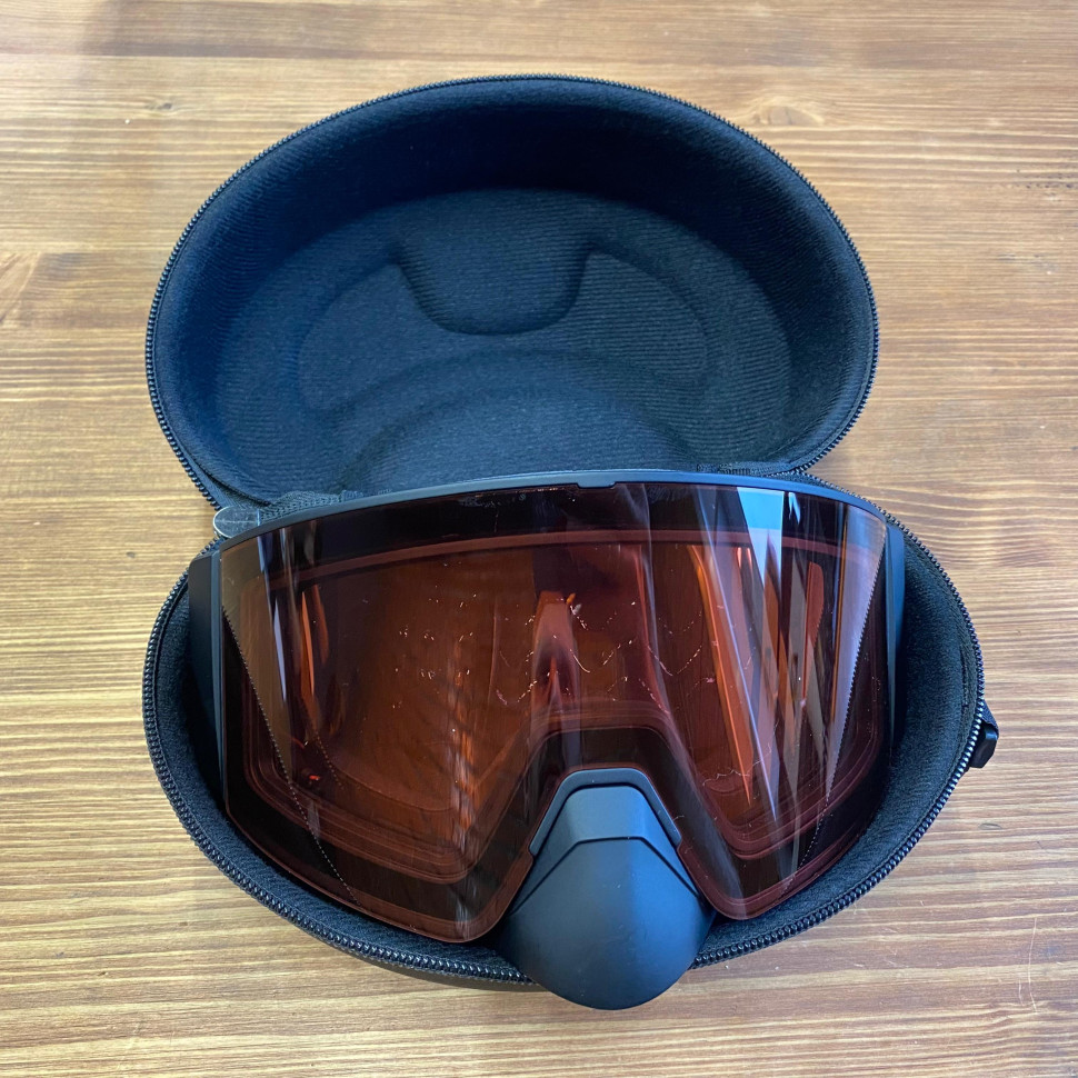 Снегоходные очки с подогревом HeatVue Dual pink lens (розовая линза) w/c HB-20A-pink-w/c