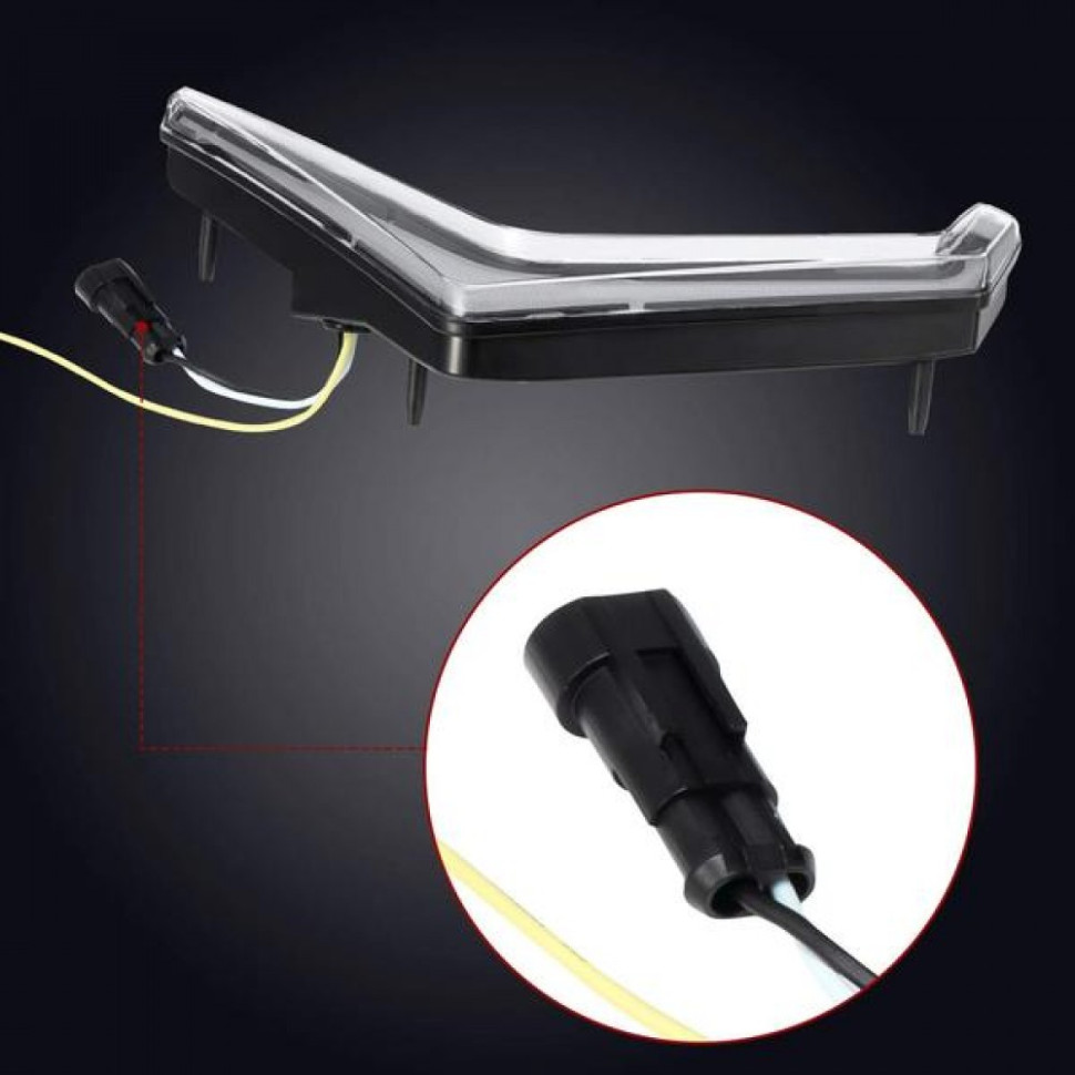 Дневные ходовые огни с поворотниками Polaris RZR 1000 Turbo 2019 +Kemimoto B0803-00501 B0801-02101CL 2884053, 2884871