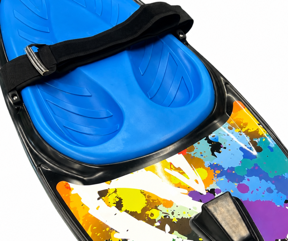 Ниборд (kneeboard) Iboard черный с графикой SLKB10 128х53х11