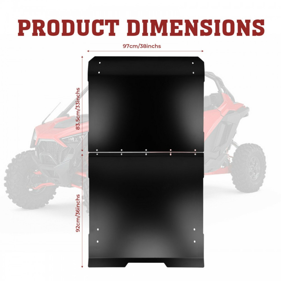 Алюминиевая крыша для 4-х местных Polaris RZR PRO XP 4 2884325-458 Kemimoto B0112-02301BK B0112-02301BK